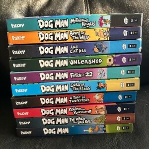 Book Series (Hardback) - 10 Book Dog Man Colorful Collection